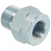 3/8" BSP Male to 1/4" BSP Female 380 Bar / 5510 Psi Plated Steel Adaptor