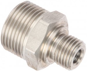 M22 Male to 1/4" BSP Male 500 Bar / 7250 Psi - Stainless Steel Coupler