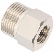 M22 Male to 1/4" BSP Female 275 Bar / 3990 Psi - Nickel Plated Brass Coupler