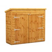 6x2 Power Pent Bike Utility Shed