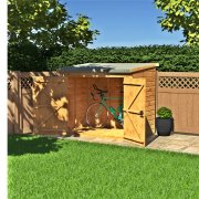 6x4 Power Pent Bike Utility Shed