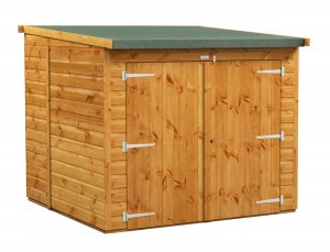 6x6 Power Pent Bike Utility Shed