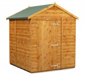 Power 6x6 Apex Garden Shed - Windowless