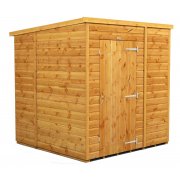 Power 6x6 Pent Garden Shed - No Window / Windowless