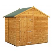 Power 6x8 Apex Garden Shed - Windowless