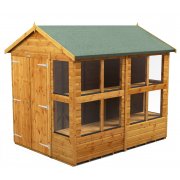 Power 8x6 Apex Potting Shed - Double Door