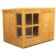 Power 8x6 Pent Combined Potting / Storage Shed