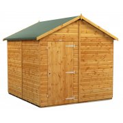 Power 8x8 Apex Garden Shed - Windowless