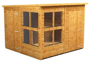 Power 8x8 Pent Combined Potting / Storage Shed