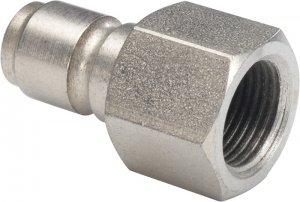 BE 1/4" Male QR to 1/4" Female - 275 Bar / 4000 Psi - Stainless Steel Coupler