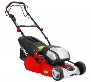 Cobra RM43SP80V Cordless 43cm / 17" Rear Roller Lawnmower