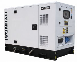 Hyundai DHY11KSE 1500rpm 11kVA / 8.8kw Three Phase Diesel Generator