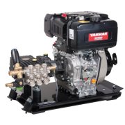 Skid Mounted E100-1047 Interpump Yanmar L100V Diesel Engined Pump Unit - 30lpm - 100Bar / 1450 Psi