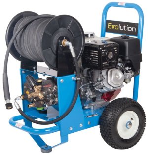 Evolution 2 E2T15250PHR-HR Honda GX390 Engined 250 Bar / 3626 Psi Pressure Washer + 40m Hose Reel