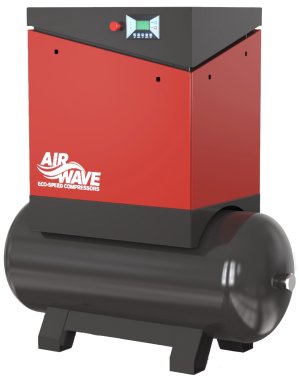 Airwave ECO-Speed Fixed Speed 20 CFM - 10 Bar 300L Tank Mounted Compressor - 400v