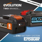 Evolution Cordless R18RCH-Li2 Dual Port Fast Charger 18v Li-Ion EXT