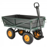 Cobra GCT300MP 300kg Tipping Garden Trolley Cart with Drop Down Sides