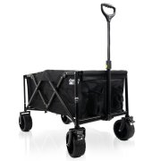 GardenTek GTW260 Garden / Festival Trolley On Wheels, 120kg Load, 135L Capacity, with Brakes