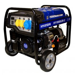 Hyundai HY10000LEK-2 - 8kW / 10.6kVA Electric Start Petrol Site Generator