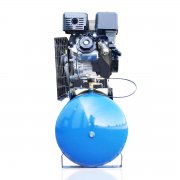 Hyundai HY140200PES Electric Start Petrol Air Compressor 29cfm, 14hp, 200L Litre Twin Cylinder Belt Drive