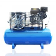 Hyundai HY140200PES Electric Start Petrol Air Compressor 29cfm, 14hp, 200L Litre Twin Cylinder Belt Drive