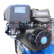 Hyundai HY140200PES Electric Start Petrol Air Compressor 29cfm, 14hp, 200L Litre Twin Cylinder Belt Drive