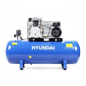 Hyundai HY3150S 14CFM, 3HP, 150 Litre Twin Cylinder Belt Drive Air Compressor