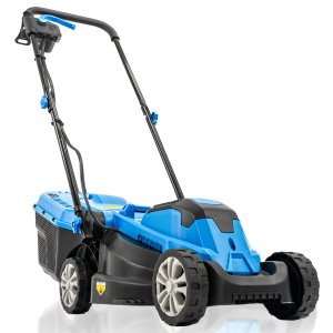 Hyundai HYM3313E - 33cm 1300W Electric Lawn Mower, 11m Power Cable, 3 Cutting Heights