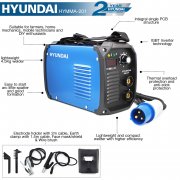 Hyundai HYMMA201 200 Amp MMA/ARC Inverter Welder