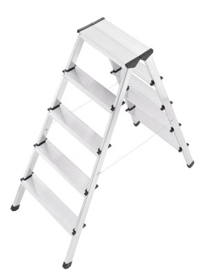 Hailo D60 Standardline Non-slip Folding Utility Steps - 5 Step