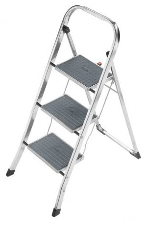 Hailo K60 Standardline Non-slip Folding Utility Steps - 3 Step