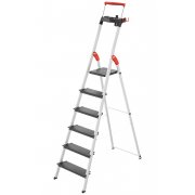 Hailo L100 Topline 6 Step Aluminium Step Ladder with Utility Platform