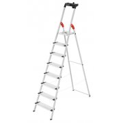 Hailo L80 Comfortline 8 Step Aluminium Step Ladder with Utility Platform