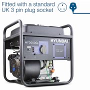 Hyundai HY3000Ci 3kW 3.75kVA Euro 5 Petrol Converter Generator - 2020 Version