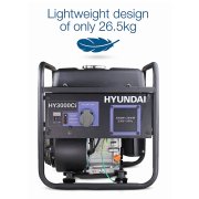 Hyundai HY3000Ci 3kW 3.75kVA Euro 5 Petrol Converter Generator - 2020 Version