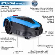 Hyundai HYRM1000 50W 18cm Robotic Lawn Mower