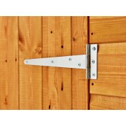 Power 4x8 Apex Secure Garden Shed - Single Door