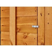 Power 12x4 Pent Garden Shed - Single Door