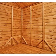 Power 14x4 Pent Combined Potting Shed with 4ft Storage Section