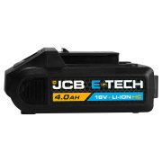 JCB 18V Cordless 4Ah E-Tech Li-Ion Battery - 21-40LI-C