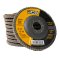 JCB Metal 60 Grit Flap Discs 115mm / 4.5'' x 22.23mm, 10 Pack