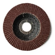 JCB Metal 60 Grit Flap Discs 115mm / 4.5'' x 22.23mm, 10 Pack