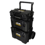 JCB Full Site System, 3-Piece Modular Tool Storage System with Cart