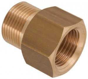 M22 Male to 1/2" BSP Female 250 Bar / 6325 Psi - Brass Coupler