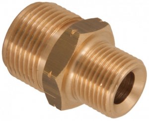 M22 Male to 3/8" BSP Male 250 Bar / 3625 Psi - Brass Adaptor