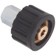 M22 Female to 1/4" BSP Female - 250 Bar / 3625 Psi - Brass Coupler