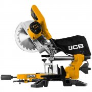 JCB Corded 210mm Brushless Sliding Mitre Saw with Laser Guide & Dust Collector / 230v