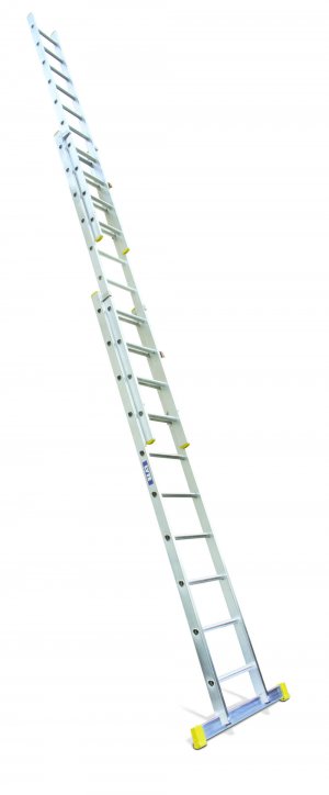 Lyte NELT330 Professional Trade 3 Section Extension Ladder 3×10 Rung