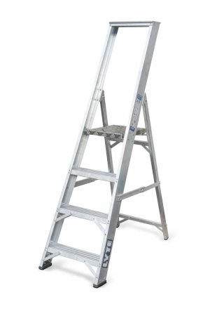 Lyte NESP4 Professional Swingback Stepladder 4 Tread Certified EN131-2