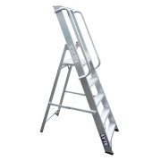 Lyte NESP5 Professional Swingback Stepladder 5 Tread Certified EN131-2 with Handrails